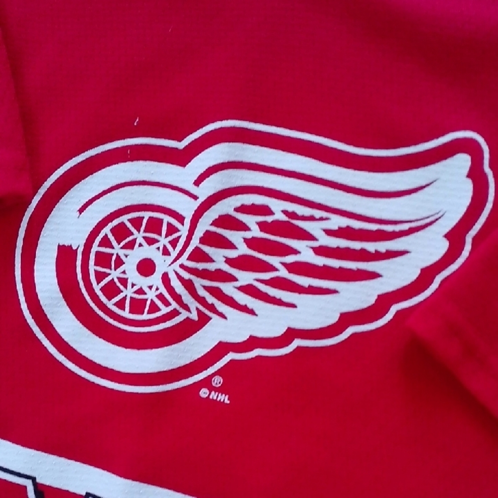 VINTAGE 90s NHL Detroit Red Wings Jersey UNISEX TEAM GLASGOW - Picture 4 of 7